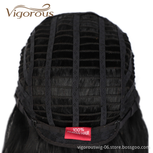 100% Raw Cuticle Aligned Natural Black Double Drawn Bob Frontal Wholesale Cheap Direct Supplier Human Hair Toupee